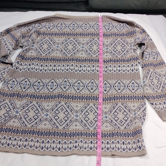 Jessica Scott women's large sized multi color sweater - Picture 8 of 9